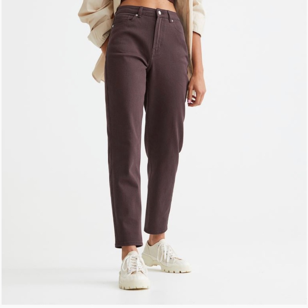 H&M Mom Loose Fit Twill Pants